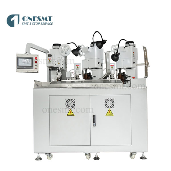 Three ends terminal crimping machine