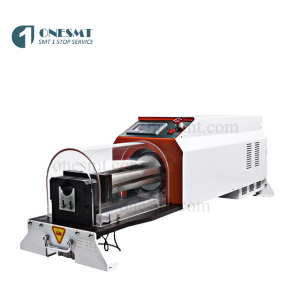 Rotary blade wire stripping machine