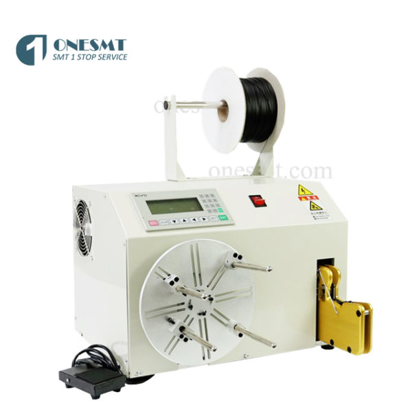 Wire and cable binding and winding machine