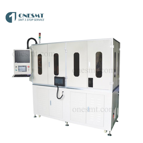Automatic coaxial cable stripping cutting crimping soldering machine
